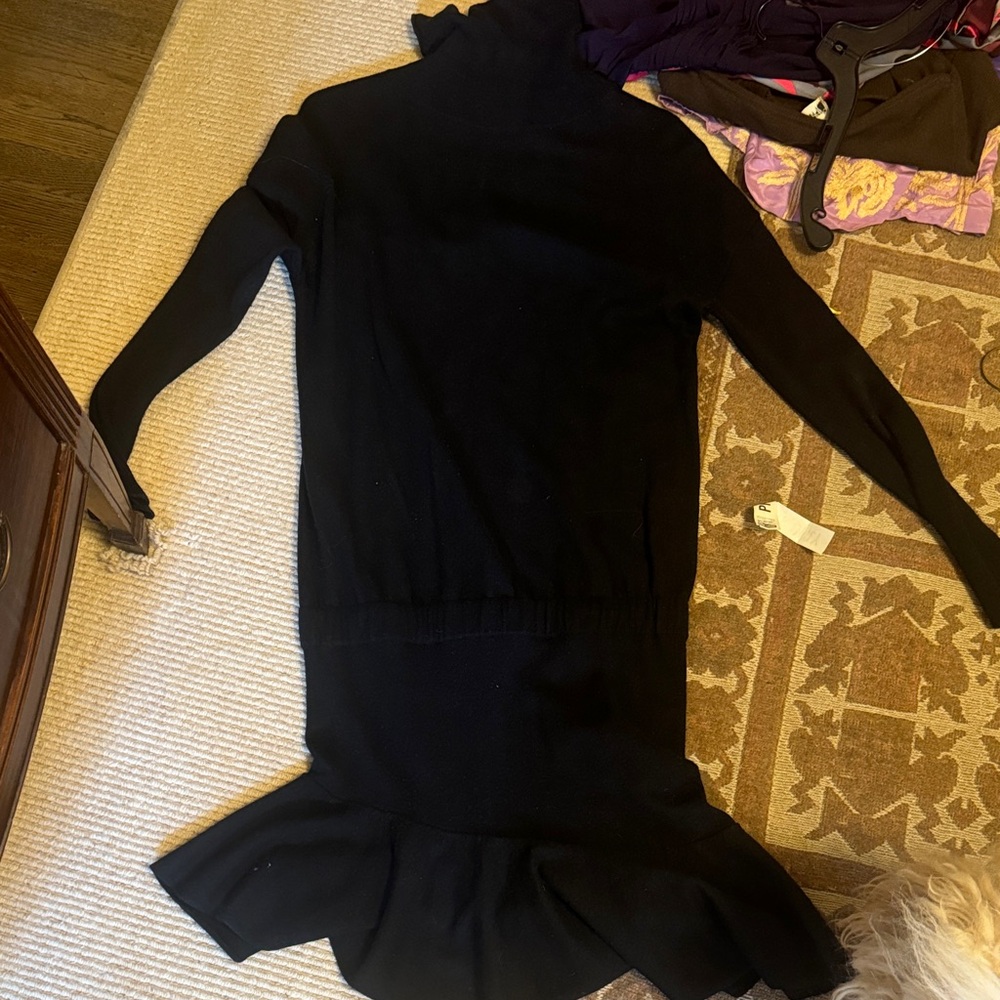All Saints Black Long Sleeve Dress